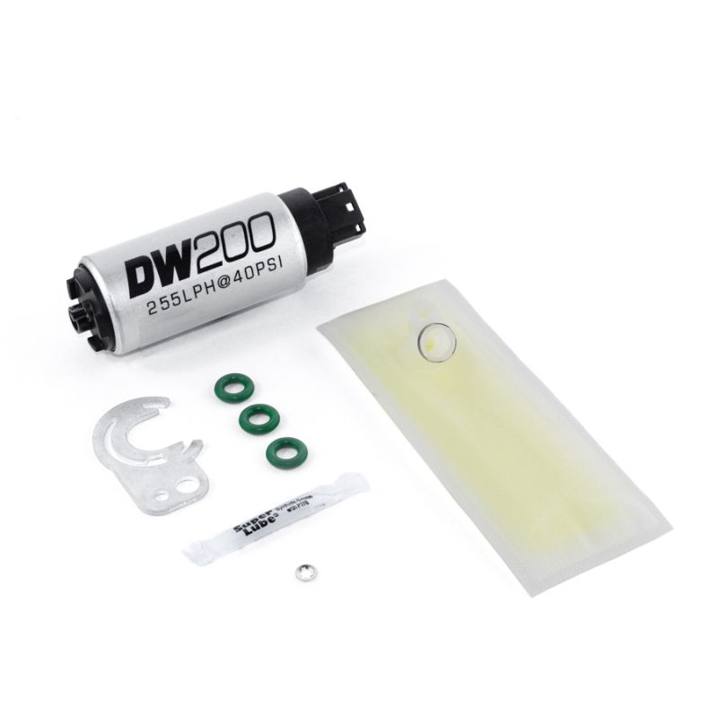 DeatschWerks DW200 Fuel Pumps w/Kits 9-201-0836 Image 1