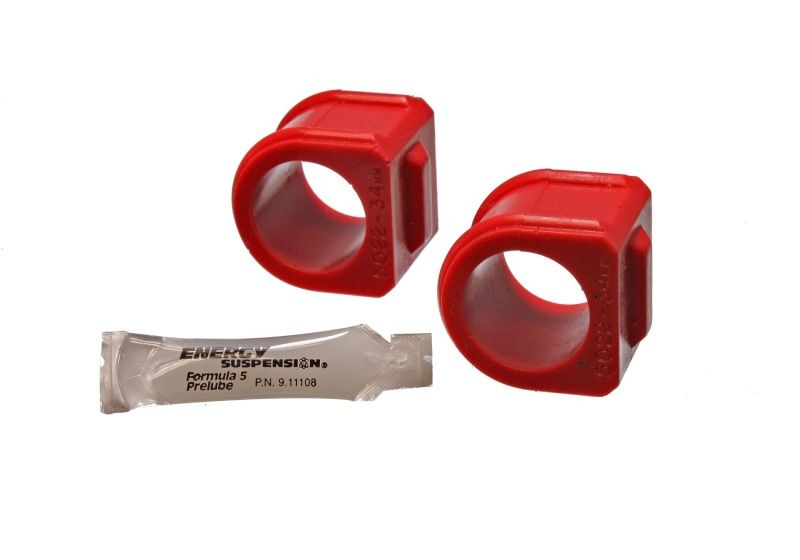 Energy Suspension Sway Bar Bushings - Red 3.5130R Image 1