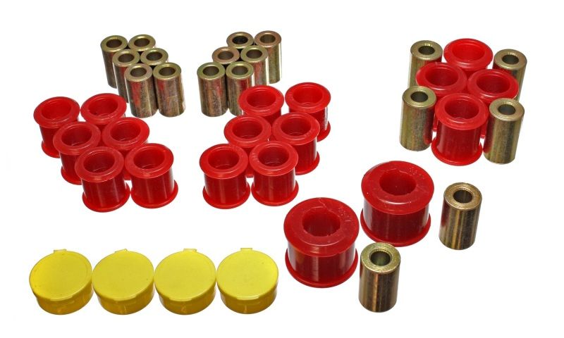 Energy Suspension Cntrl Arm Bushings - Red 7.3116R Image 1