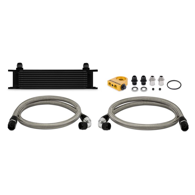Mishimoto Oil Cooler - Universal - Tstat MMOC-UTBK Image 1