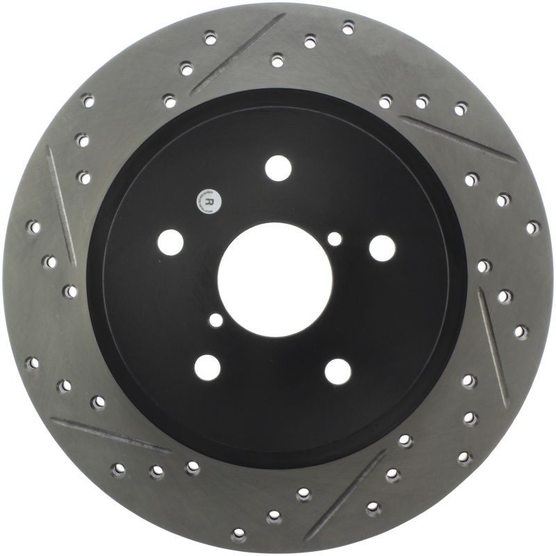 Stoptech Slot & Drill Brake Rotors 127.47037R Image 1