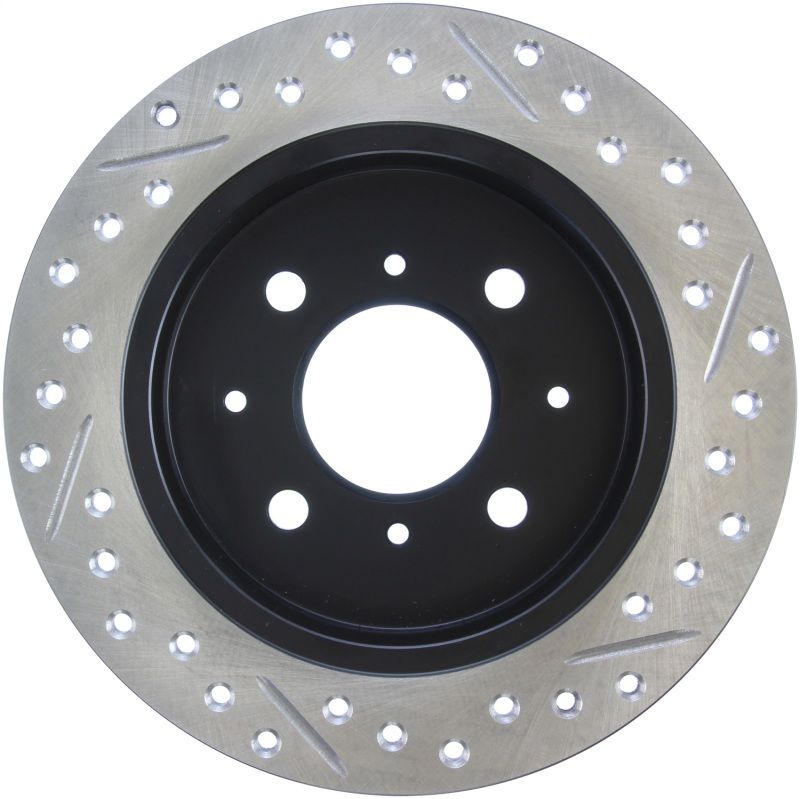 Stoptech Slot & Drill Brake Rotors 127.40017R Image 1