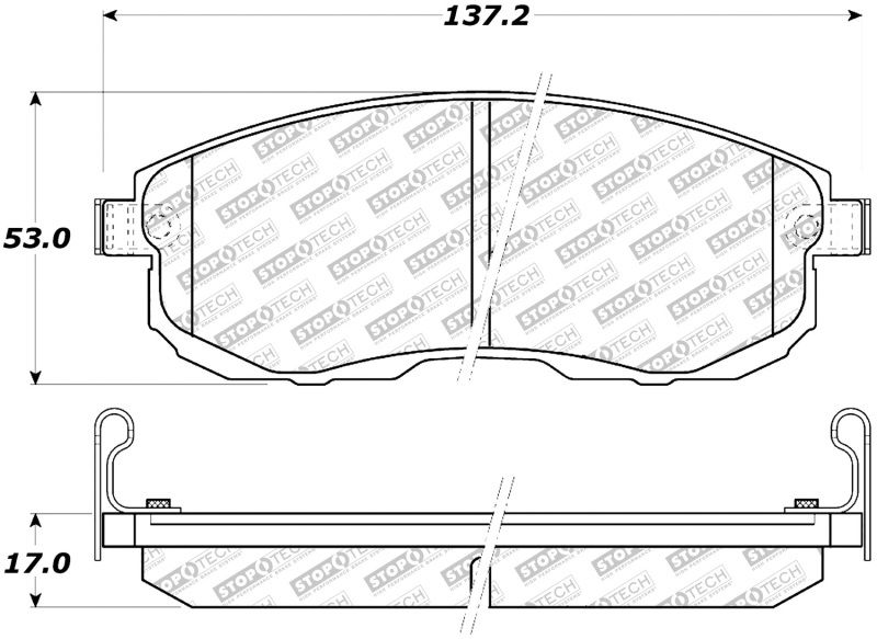 Stoptech Street Brake Pads 305.08150 Image 1