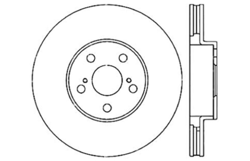 Stoptech Slot & Drill Brake Rotors 127.44114L Image 1