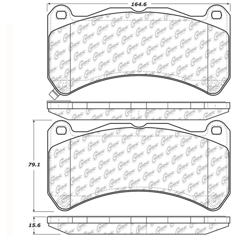 Stoptech Street Brake Pads 308.13650 Image 1