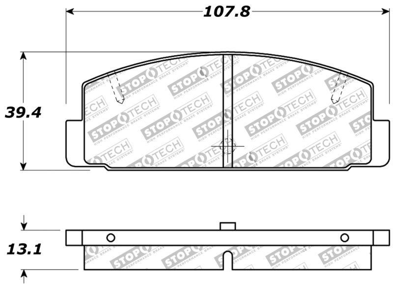 Stoptech Sport Brake Pads 309.03320 Image 1