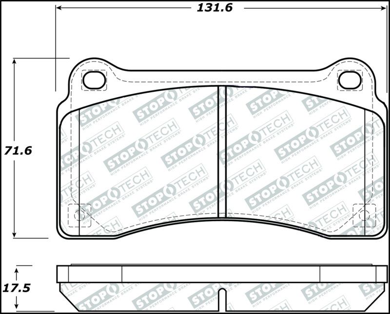Stoptech Street Brake Pads 305.13830 Image 1