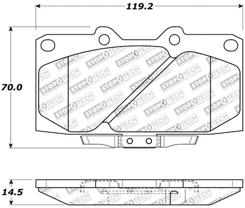 Stoptech Sport Brake Pads 309.06470 Image 1