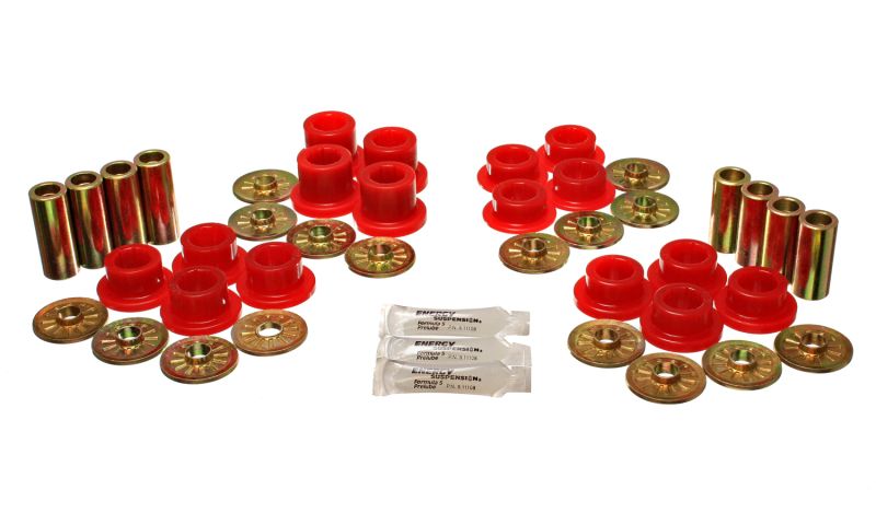 Energy Suspension Cntrl Arm Bushings - Red 5.3126R Image 1