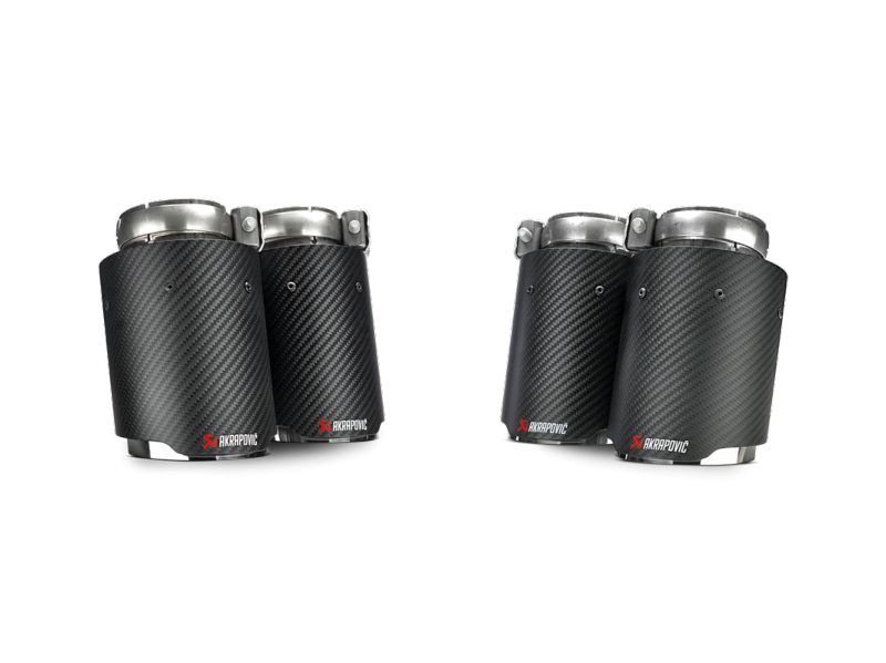 Akrapovic Tail Pipe Set - Carbon TP-CT/26 Image 1