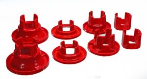 Energy Suspension Subframe Bushings - Red 3.4168R