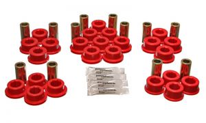 Energy Suspension Cntrl Arm Bushings - Red 8.3127R