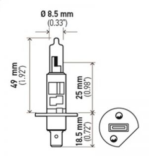 Hella Optilux Xenon Bulb H71070227