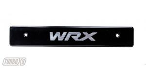 Turbo XS License Plate Relocation WS08-LPD-BLK-WRX