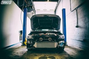 Turbo XS Front Mount Intercoolers STI15-FMIC-RED