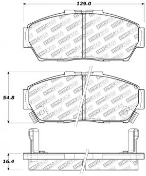 Stoptech Street Brake Pads 305.06170