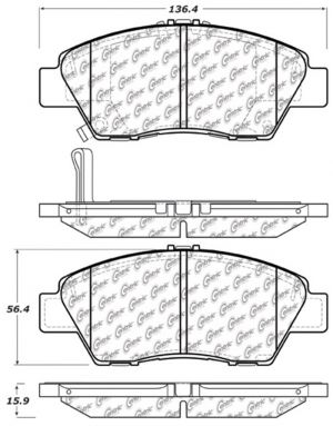 Stoptech Sport Brake Pads 309.13940
