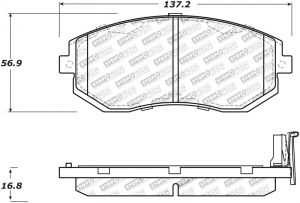 Stoptech Sport Brake Pads 309.15390