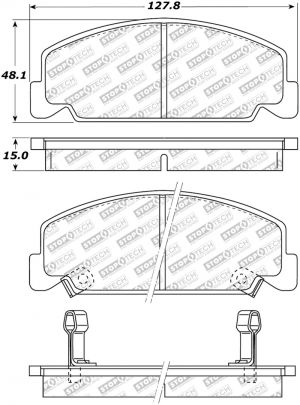 Stoptech Street Brake Pads 305.02730