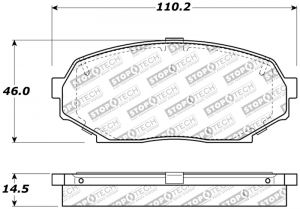 Stoptech Sport Brake Pads 309.05250