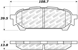 Stoptech Street Brake Pads 305.10040