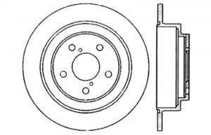 Stoptech Drilled Sport Brake Rotors 128.47011R