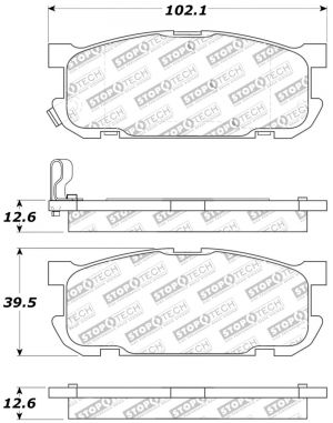 Stoptech Sport Brake Pads 309.08910