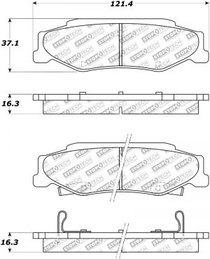 Stoptech Street Brake Pads 305.07320
