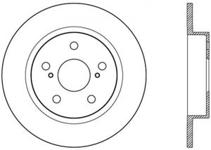Stoptech Slotted Sport Brake Rotor 126.44179SR