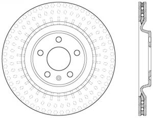 Stoptech Slotted Sport Brake Rotor 126.33137CSL