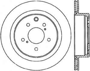 Stoptech Slot & Drill Brake Rotors 127.42047R