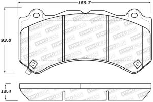 Stoptech Sport Brake Pads 309.14050
