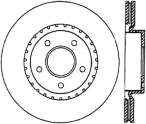 Stoptech Slotted Sport Brake Rotor 126.42074CSR