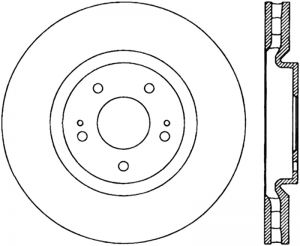 Stoptech Slot & Drill Brake Rotors 127.46064CL