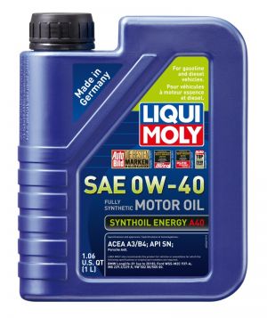 LIQUI MOLY Motor Oil - Synthoil A40 2049