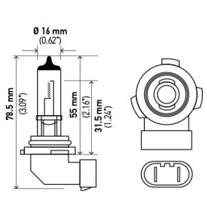 Hella Optilux Xenon Bulb H71071112