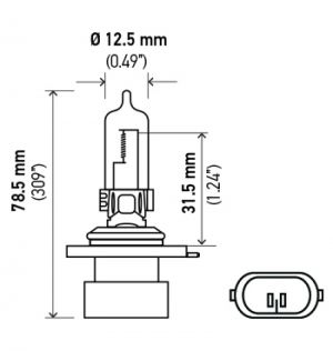 Hella Halogen Bulb H71071412