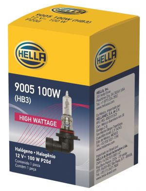 Hella Halogen Bulb 9005 100W