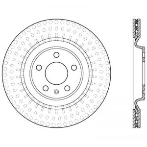 Stoptech Performance Brake Rotors 125.33137CRY
