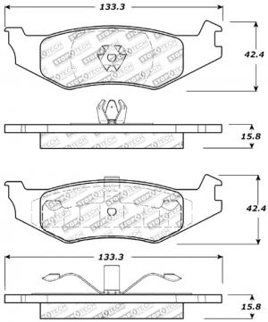 Stoptech Sport Brake Pads 309.05120