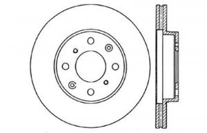 Stoptech Slot & Drill Brake Rotors 127.40023R