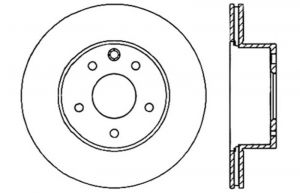 Stoptech Slot & Drill Brake Rotors 127.42088L