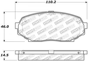 Stoptech Sport Brake Pads 309.05250