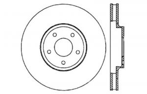 Stoptech Slot & Drill Brake Rotors 127.42080L
