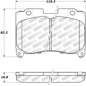 Stoptech Sport Brake Pads 309.06290