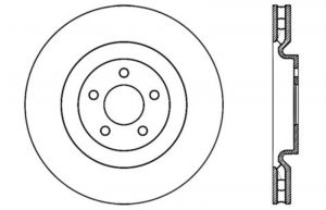 Stoptech Drilled Sport Brake Rotors 128.61089L