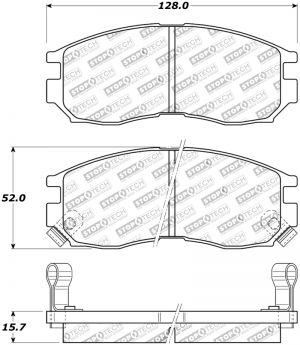 Stoptech Street Brake Pads 308.04840