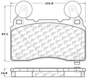 Stoptech Sport Brake Pads 309.14740