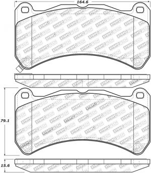 Stoptech Sport Brake Pads 309.13650
