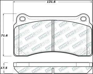 Stoptech Street Brake Pads 305.13830